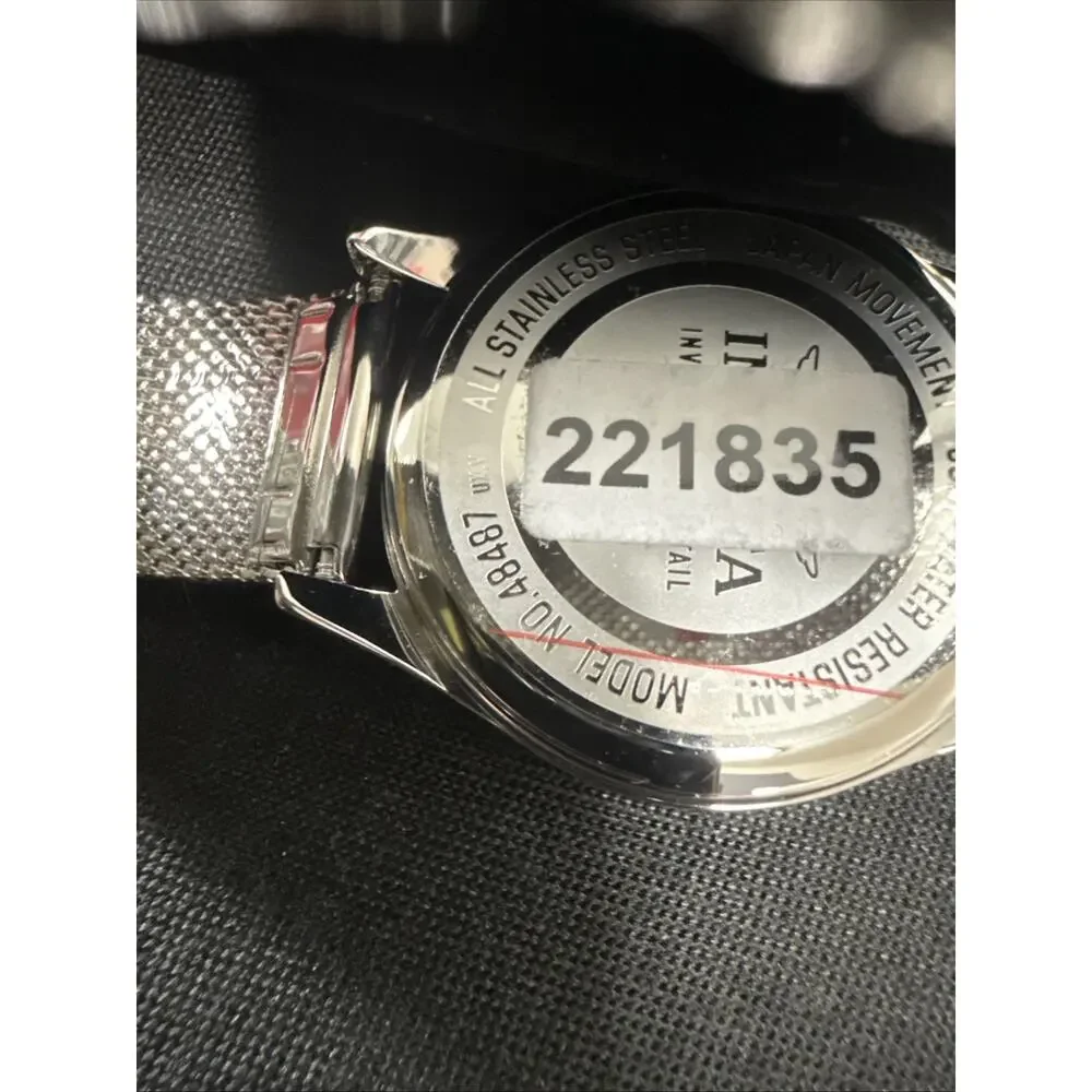 Invicta Celestial Women's 36mm Watch Silver Tone Mesh Band Blue Dial 48487 NEW